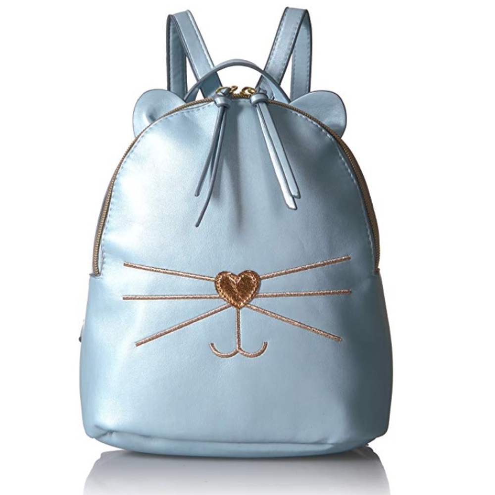 Blue Cat Face Back Pack